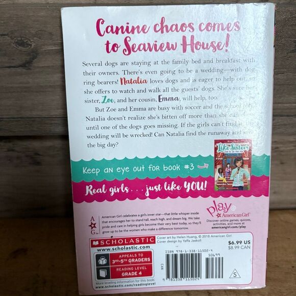 American Girl Like Sisters Natalia Takes the Lead by Clare Hutton Fair Used Cond - Picture 2 of 9